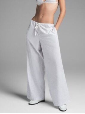SKIMS POPLIN PANTS M